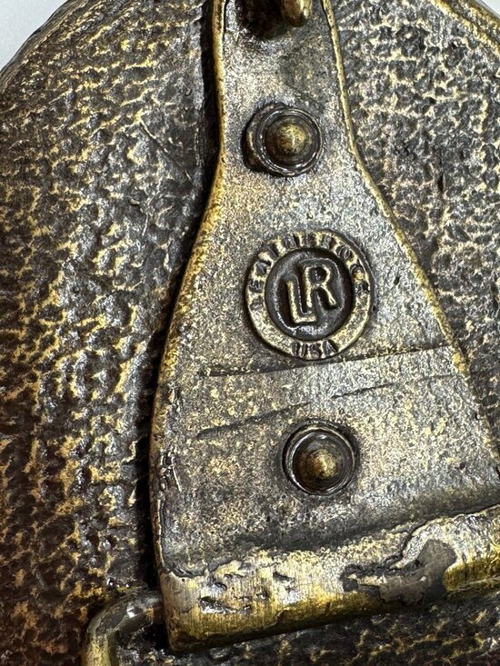 RALPH LAUREN Oval Disk Concho Leather Belt Womens Size Small? Western Made USA main image 10